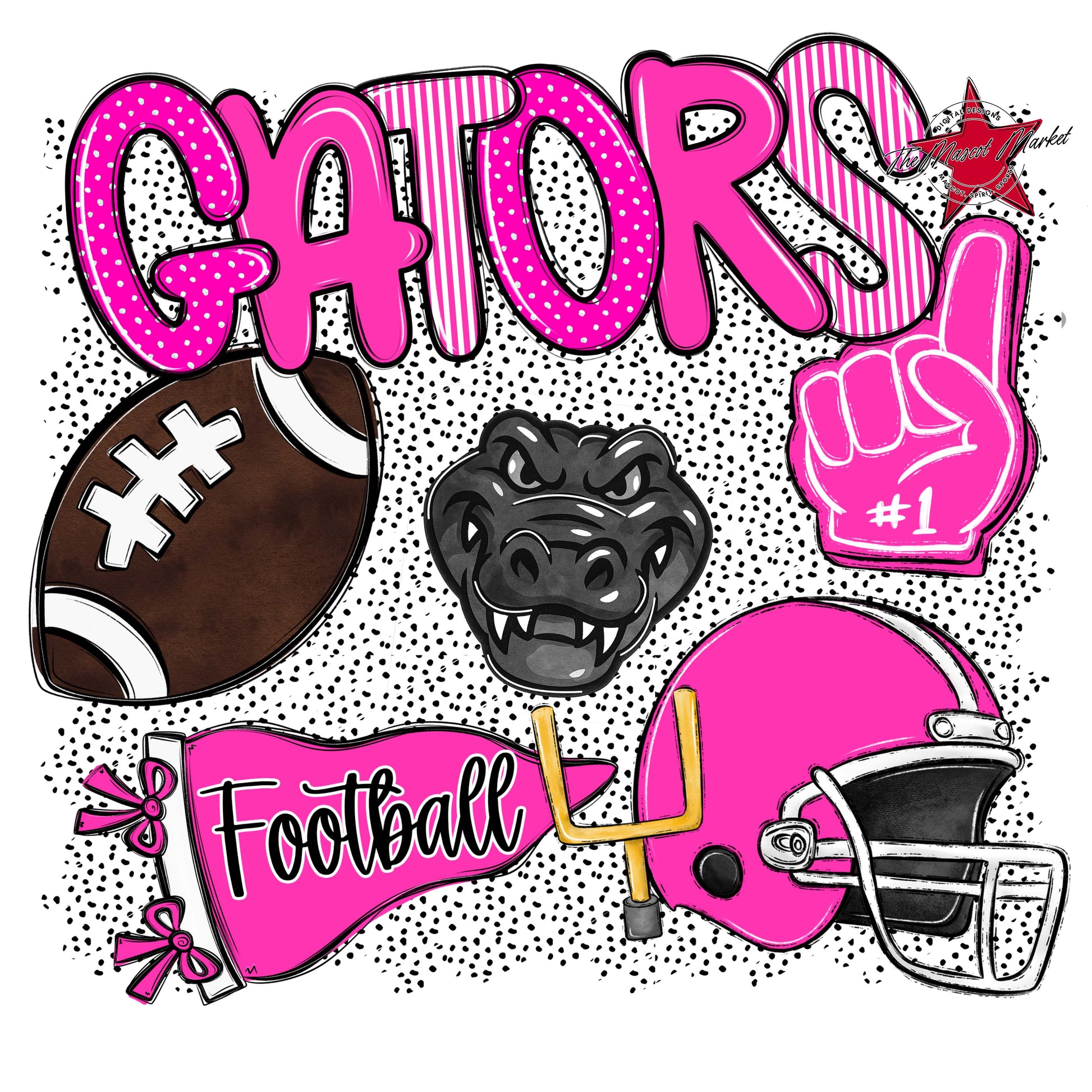 Gators Football Spirit-Pink