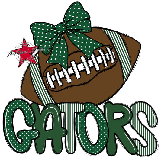 Gators Football Spirit Design-Green