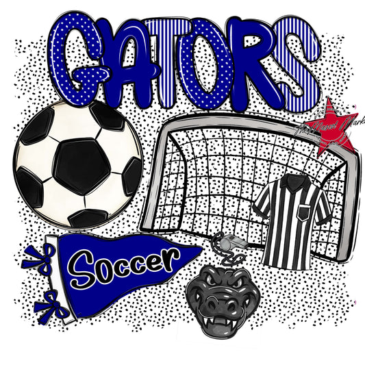 Gators Soccer Spirit-Blue