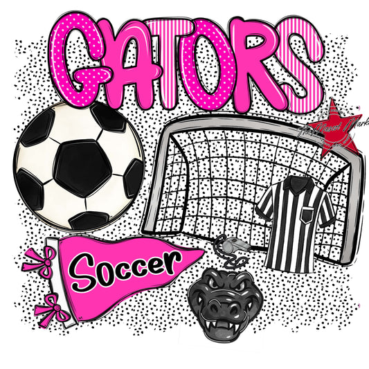 Gators Soccer Spirit-Pink