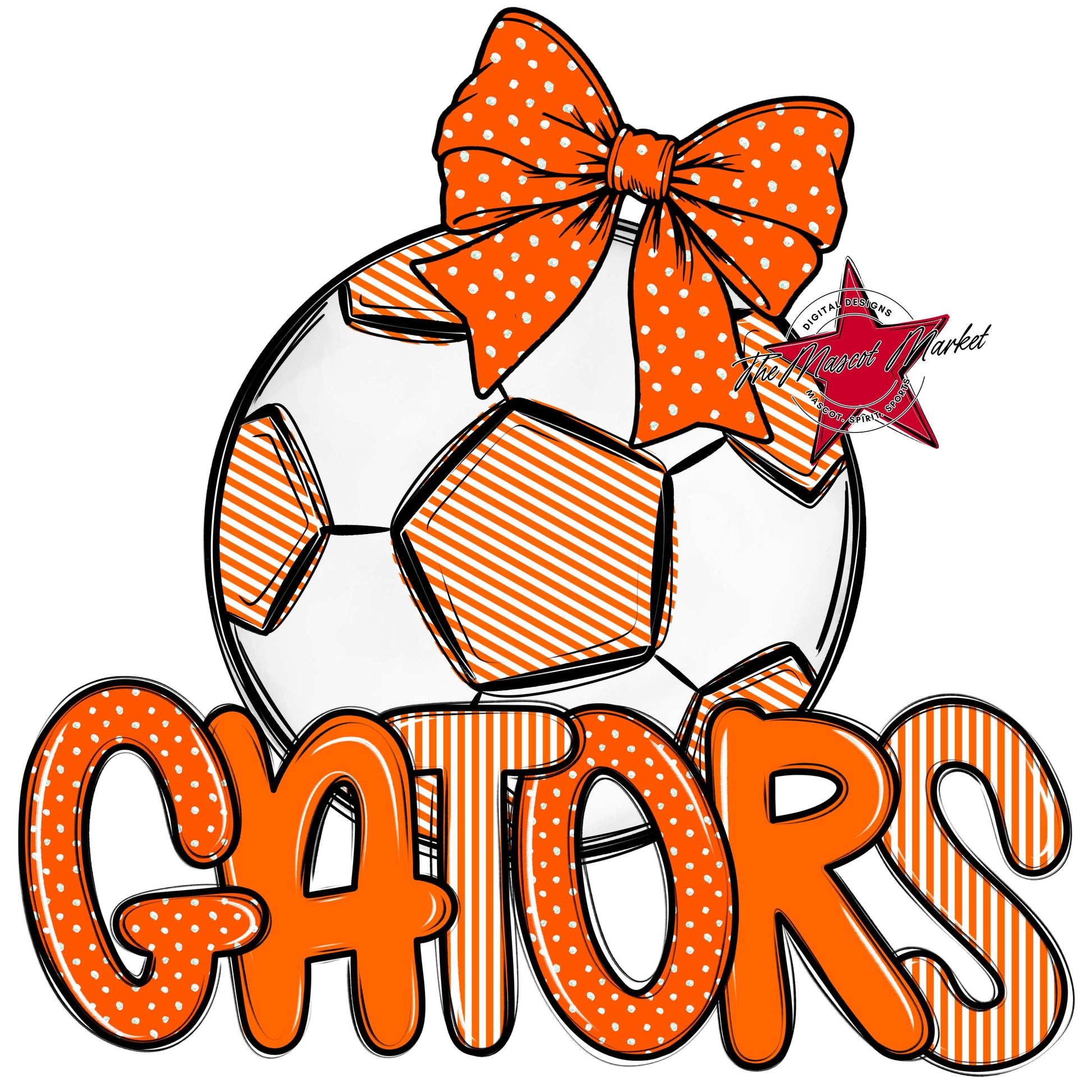 Gators Soccer Spirit Design-Orange