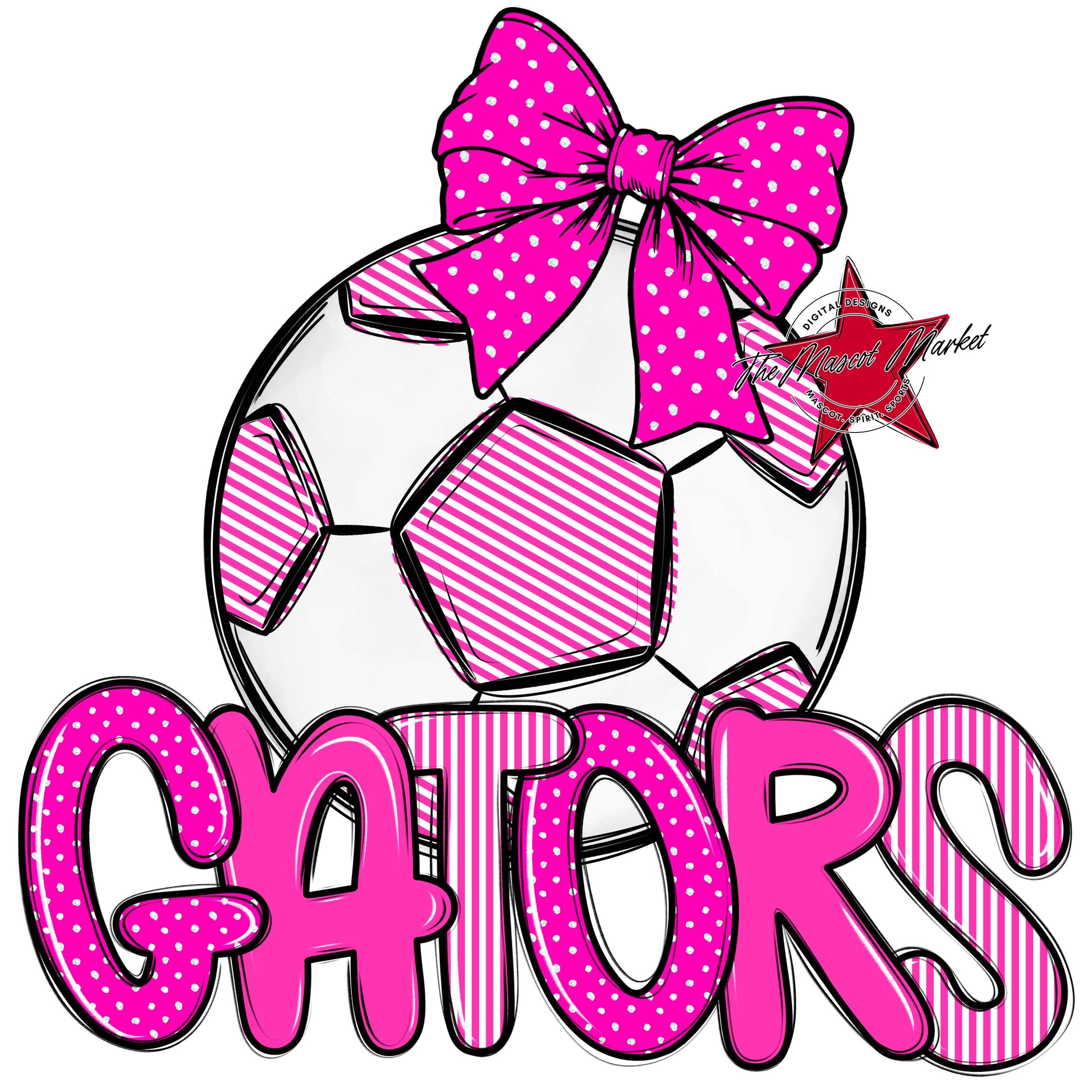 Gators Soccer Spirit Design-Pink