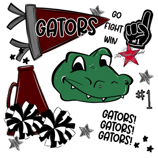 Gators Spirit Design-Maroon