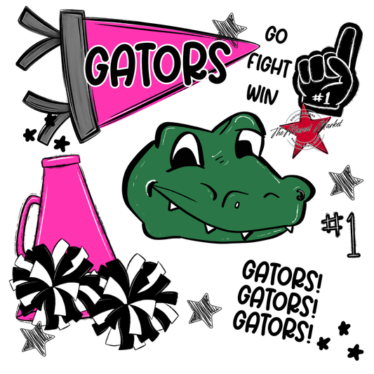 Gators Spirit Design-Pink