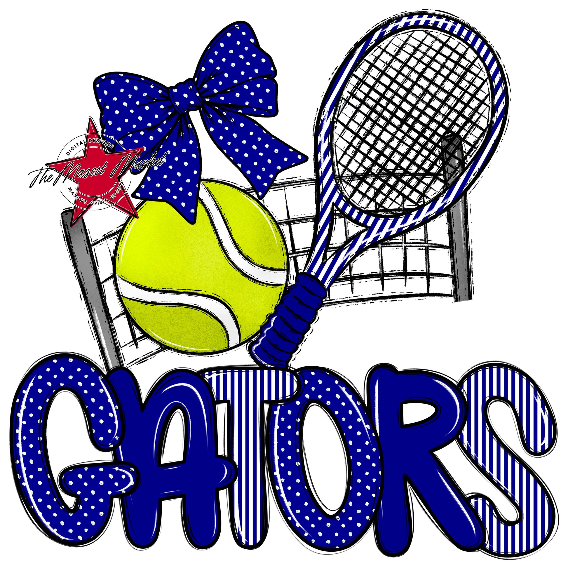Gators Tennis Spirit Design-Blue