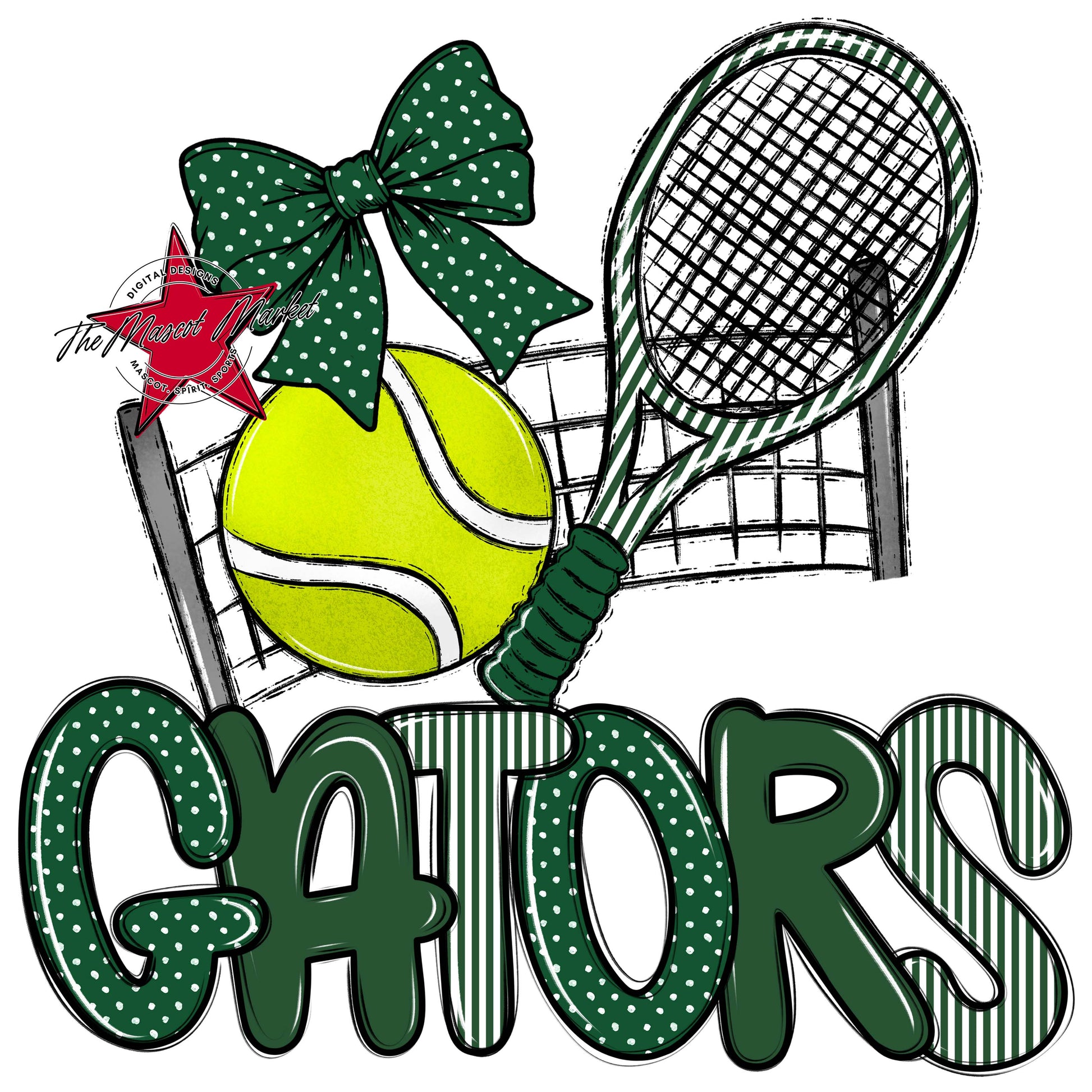 Gators Tennis Spirit Design-Green