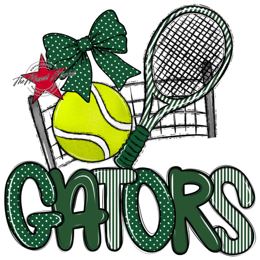 Gators Tennis Spirit Design-Green