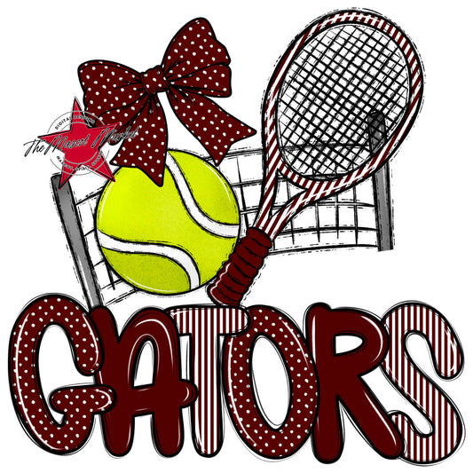 Gators Tennis Spirit Design-Maroon