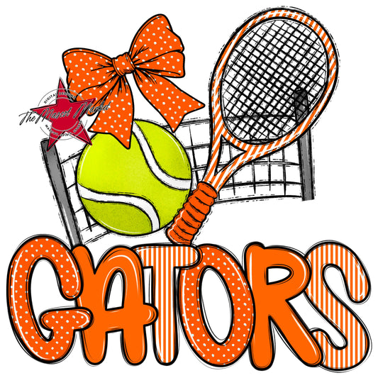 Gators Tennis Spirit Design-Orange