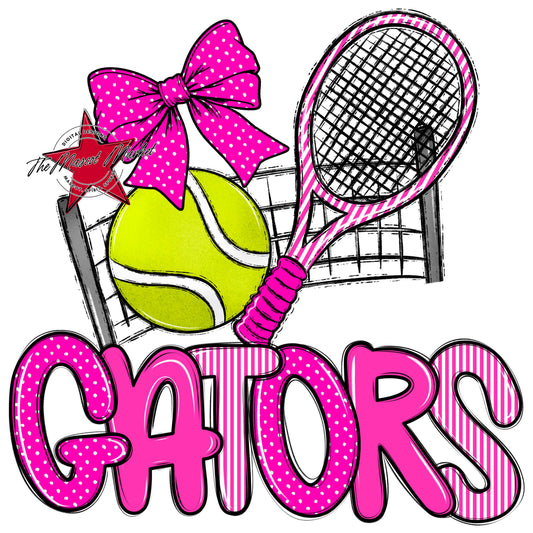 Gators Tennis Spirit Design-Pink