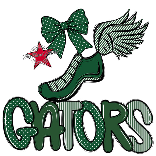 Gators Track Spirit Design-Green