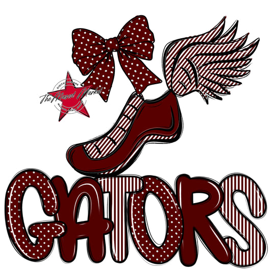 Gators Track Spirit Design-Maroon