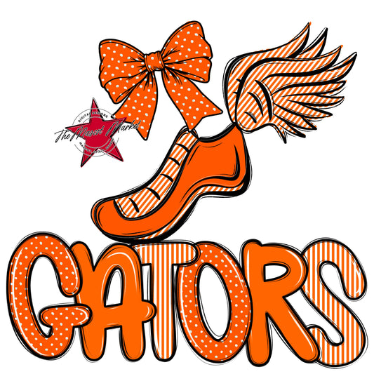 Gators Track Spirit Design-Orange