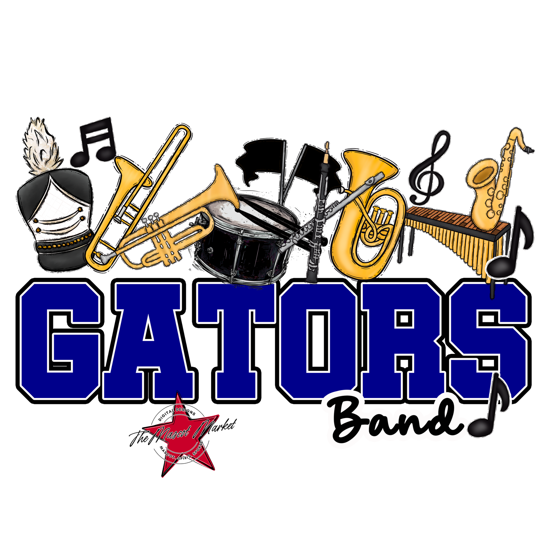Gators Varsity Band-Blue
