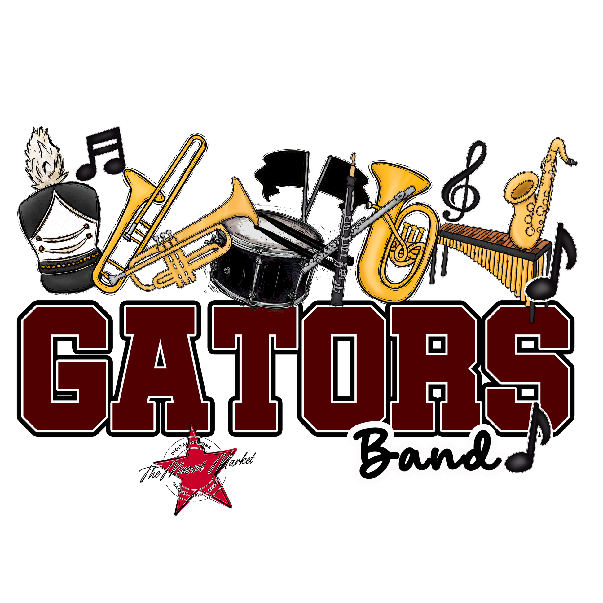 Gators Varsity Band-Maroon