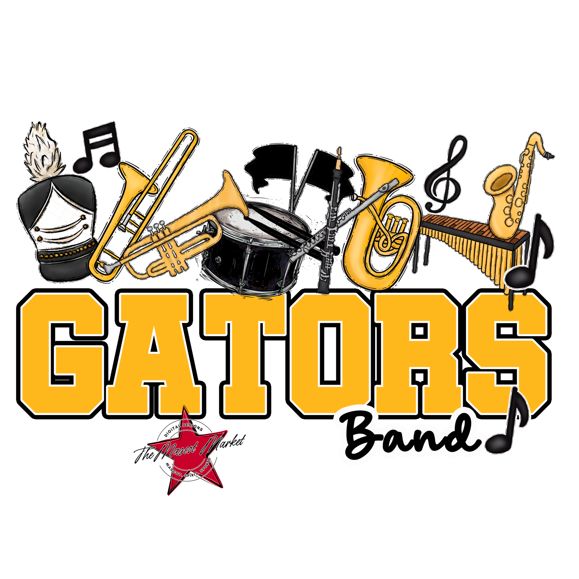 Gators Varsity Band-Yellow