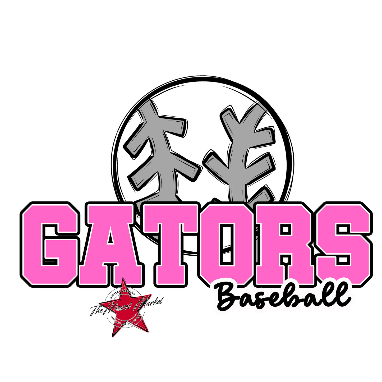 Gators Varsity Baseball-Baby Pink
