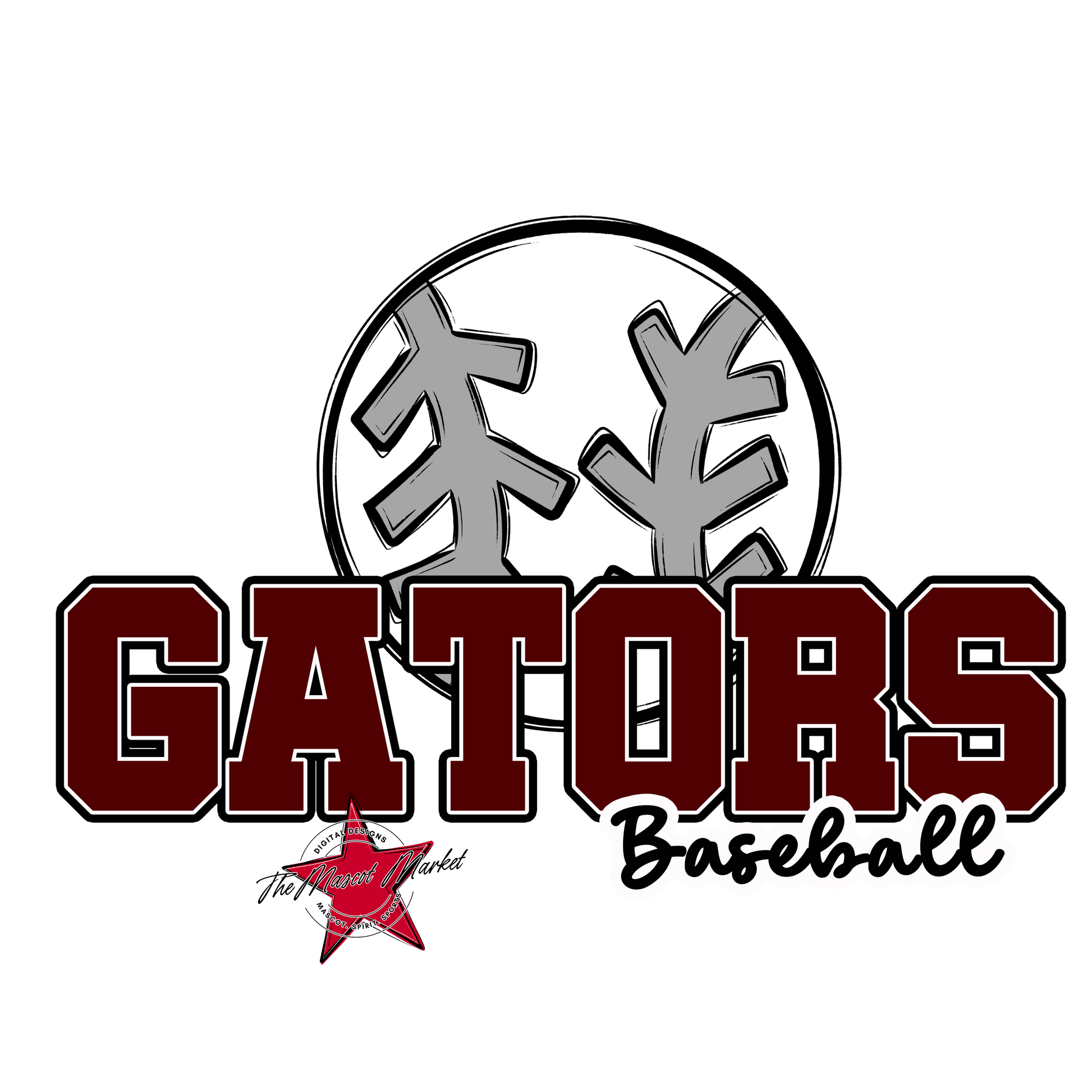 Gators Varsity Baseball-Maroon