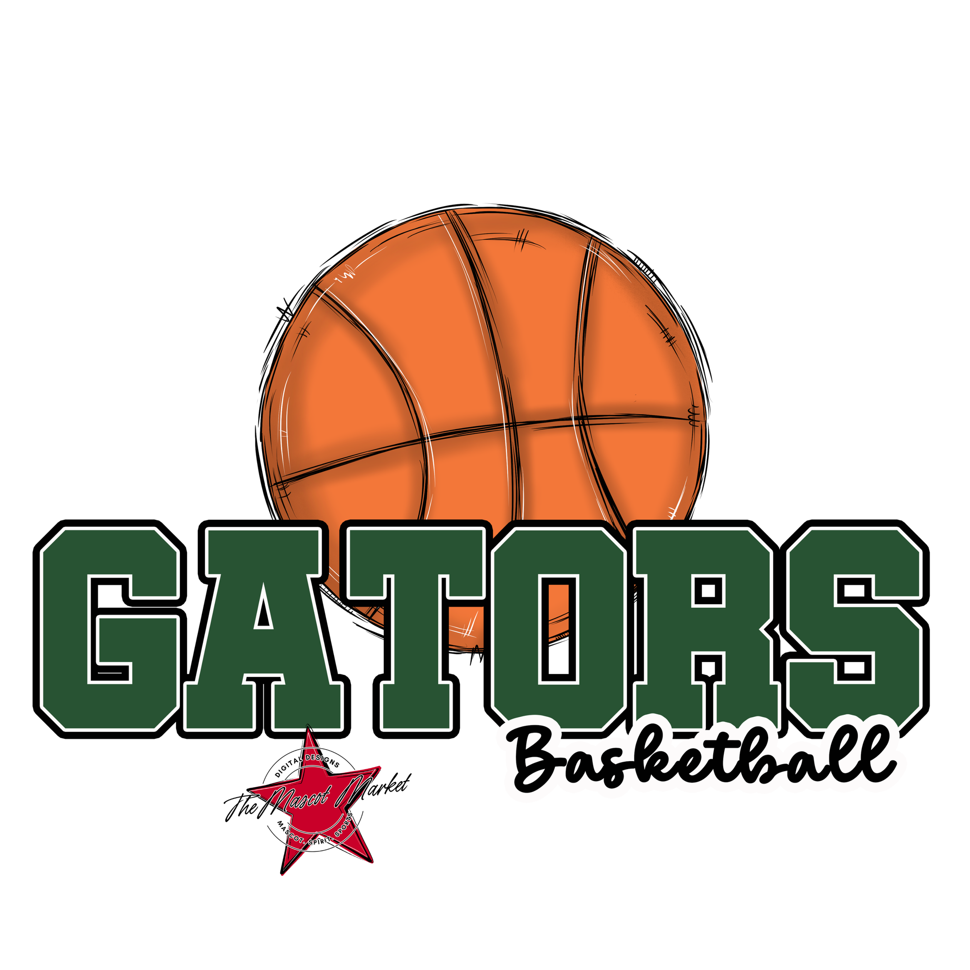 Gators Varsity Basketball-Green
