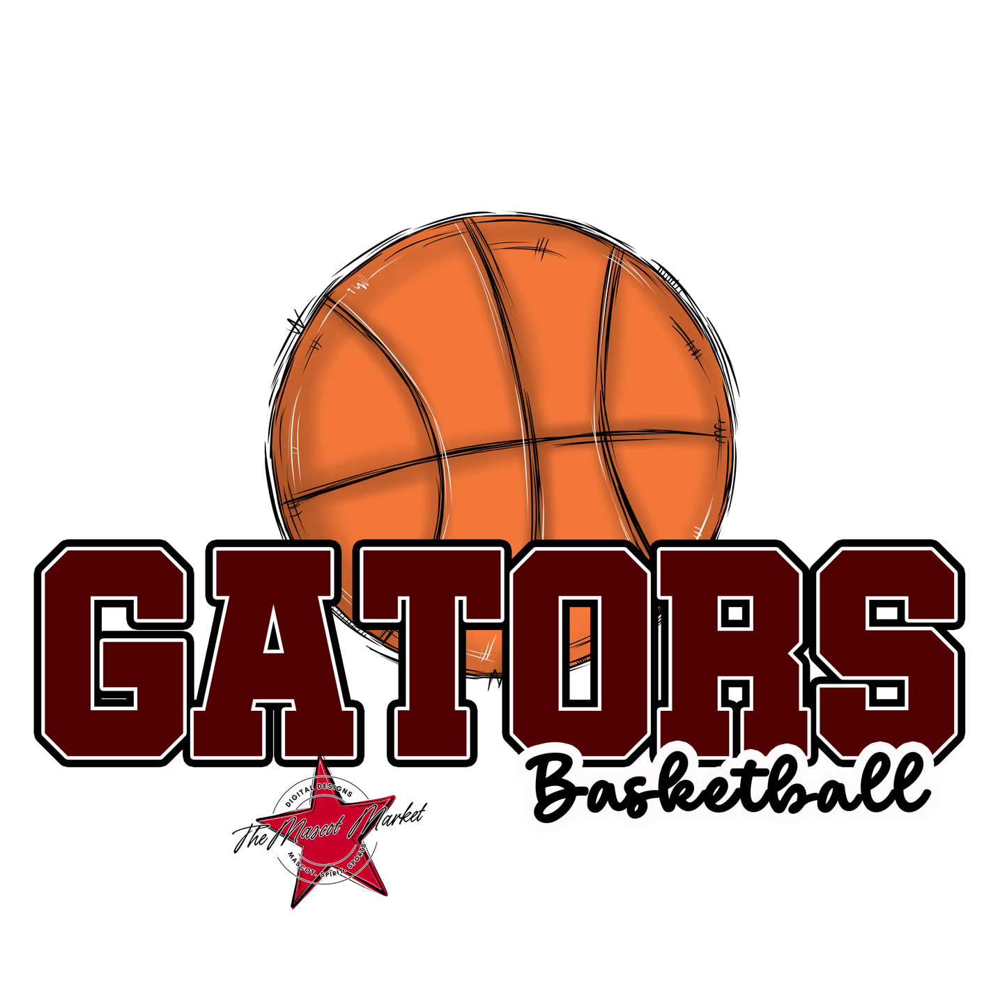 Gators Varsity Basketball-Maroon