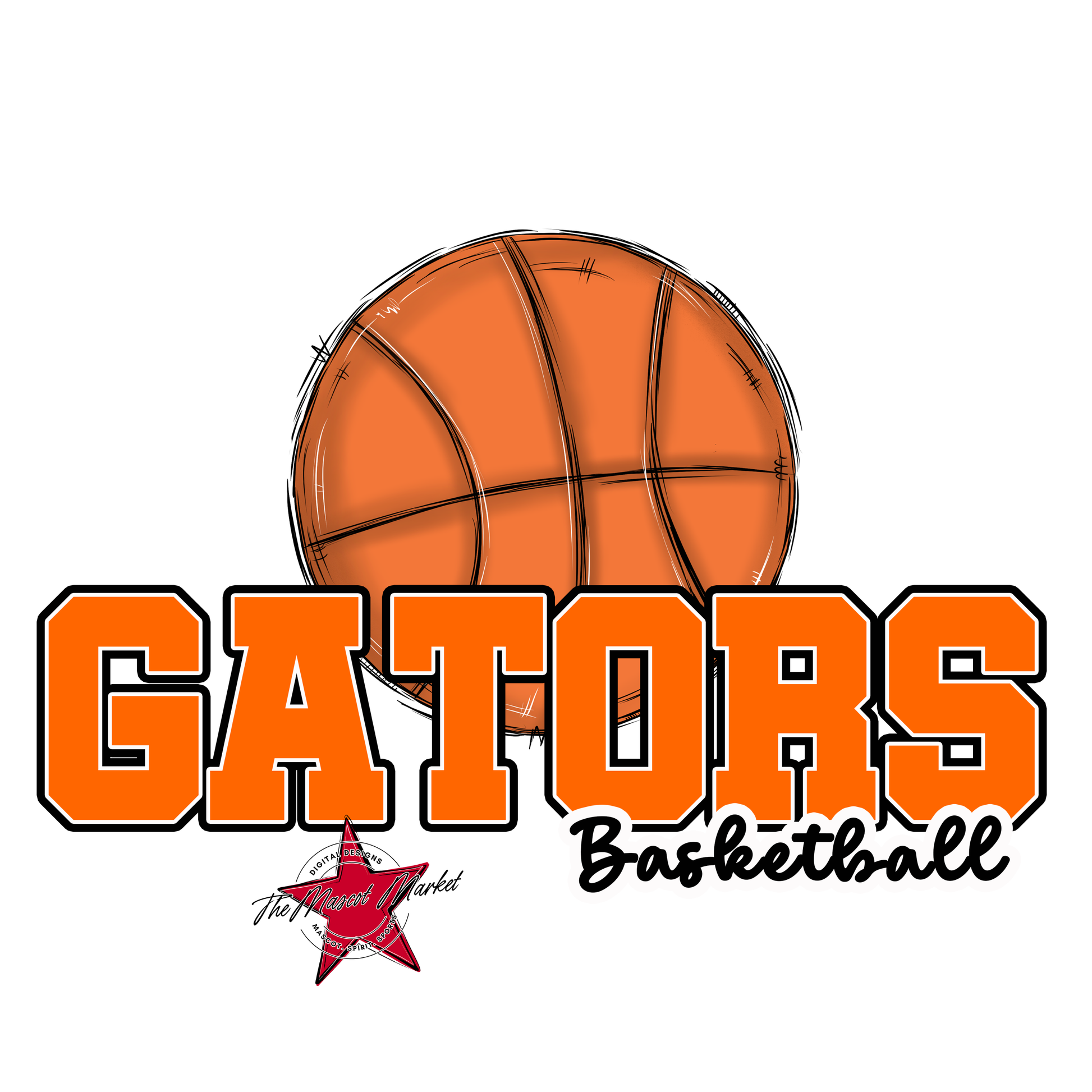 Gators Varsity Basketball-Orange