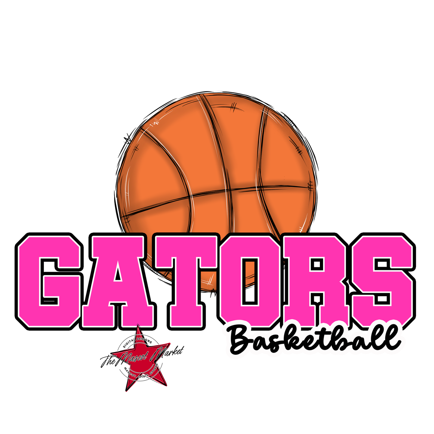 Gators Varsity Basketball-Pink