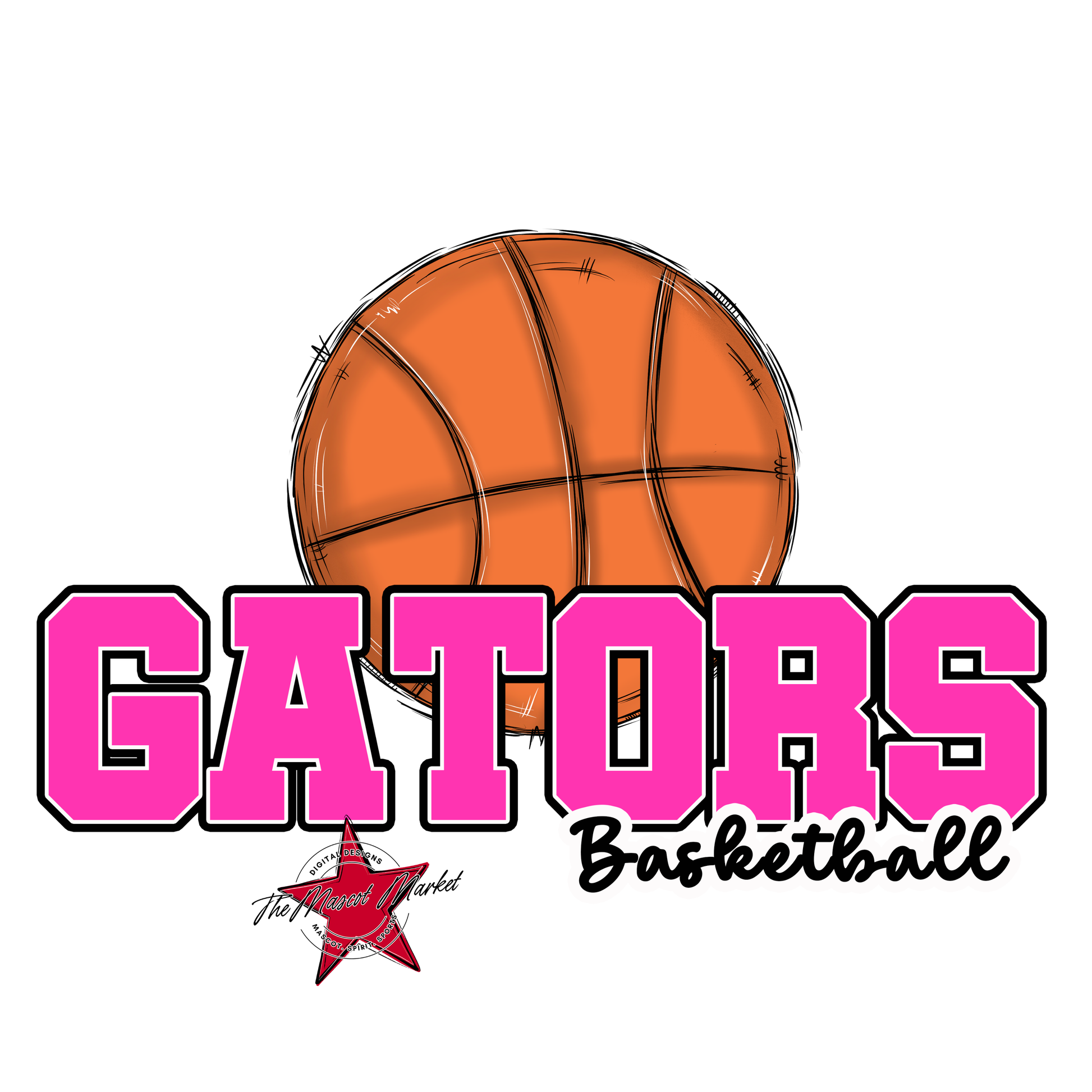Gators Varsity Basketball-Pink