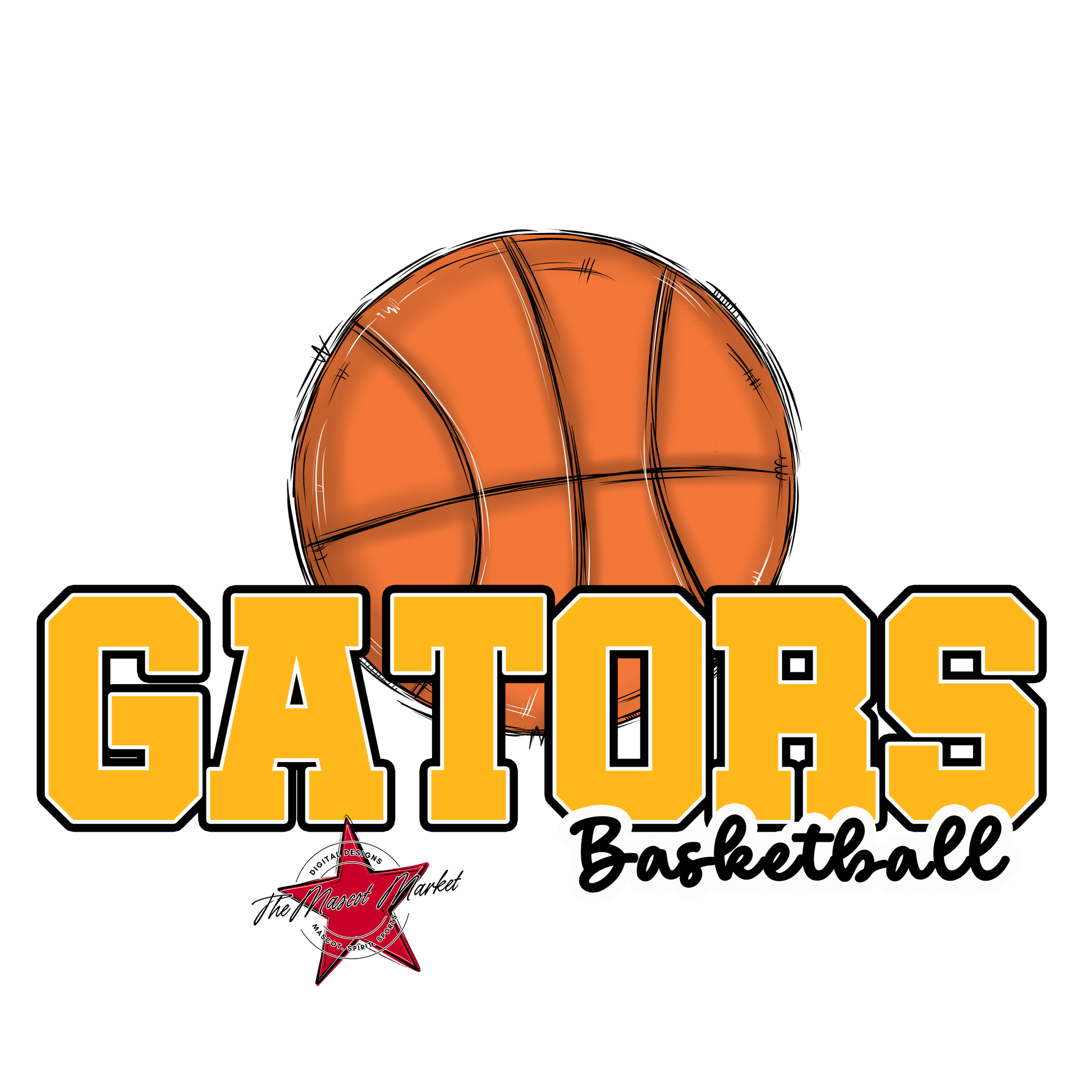 Gators Varsity Basketball-Yellow