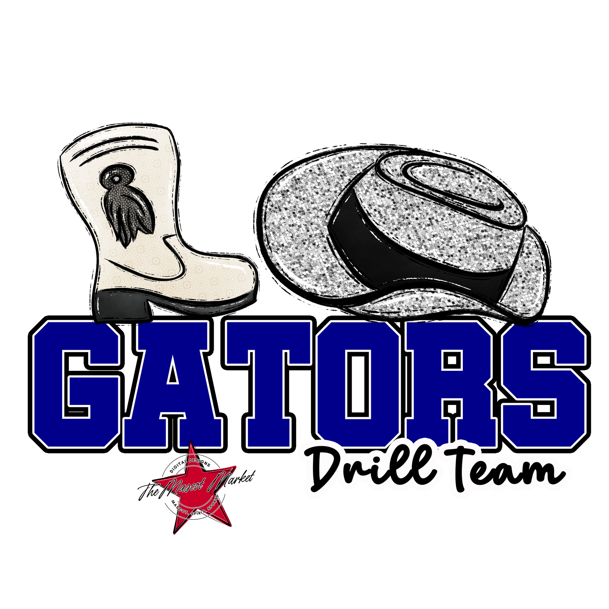 Gators Varsity Drillteam-Blue