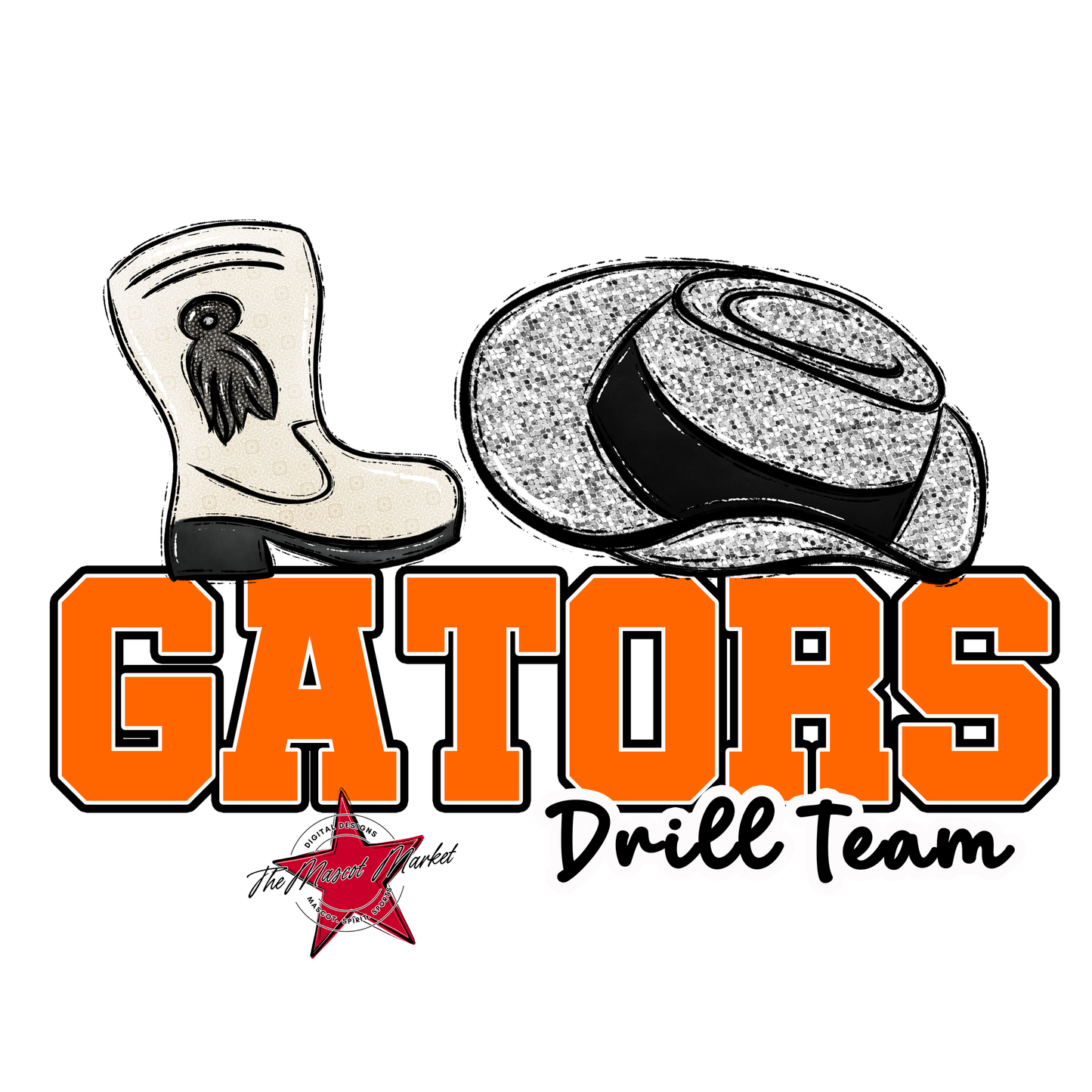 Gators Varsity Drillteam-Orange