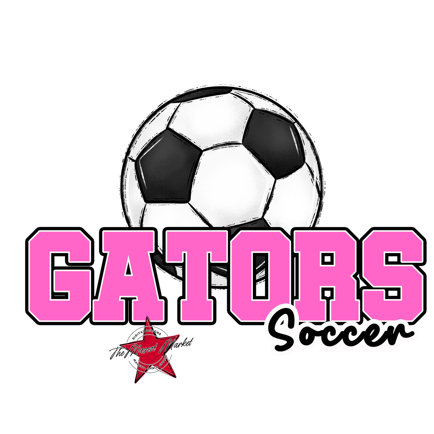 Gators Varsity Soccer-Baby Pink