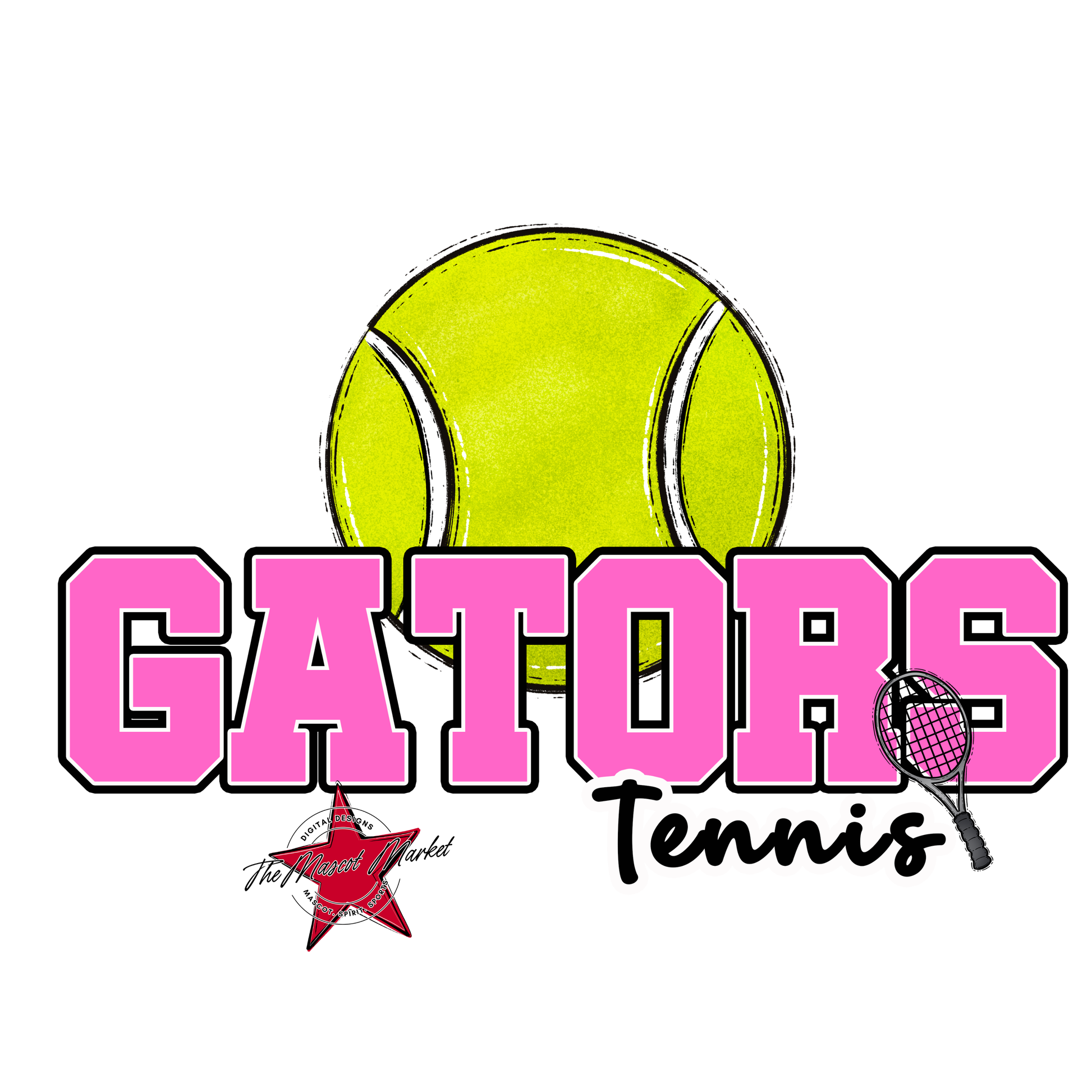 Gators Varsity Tennis-Baby Pink