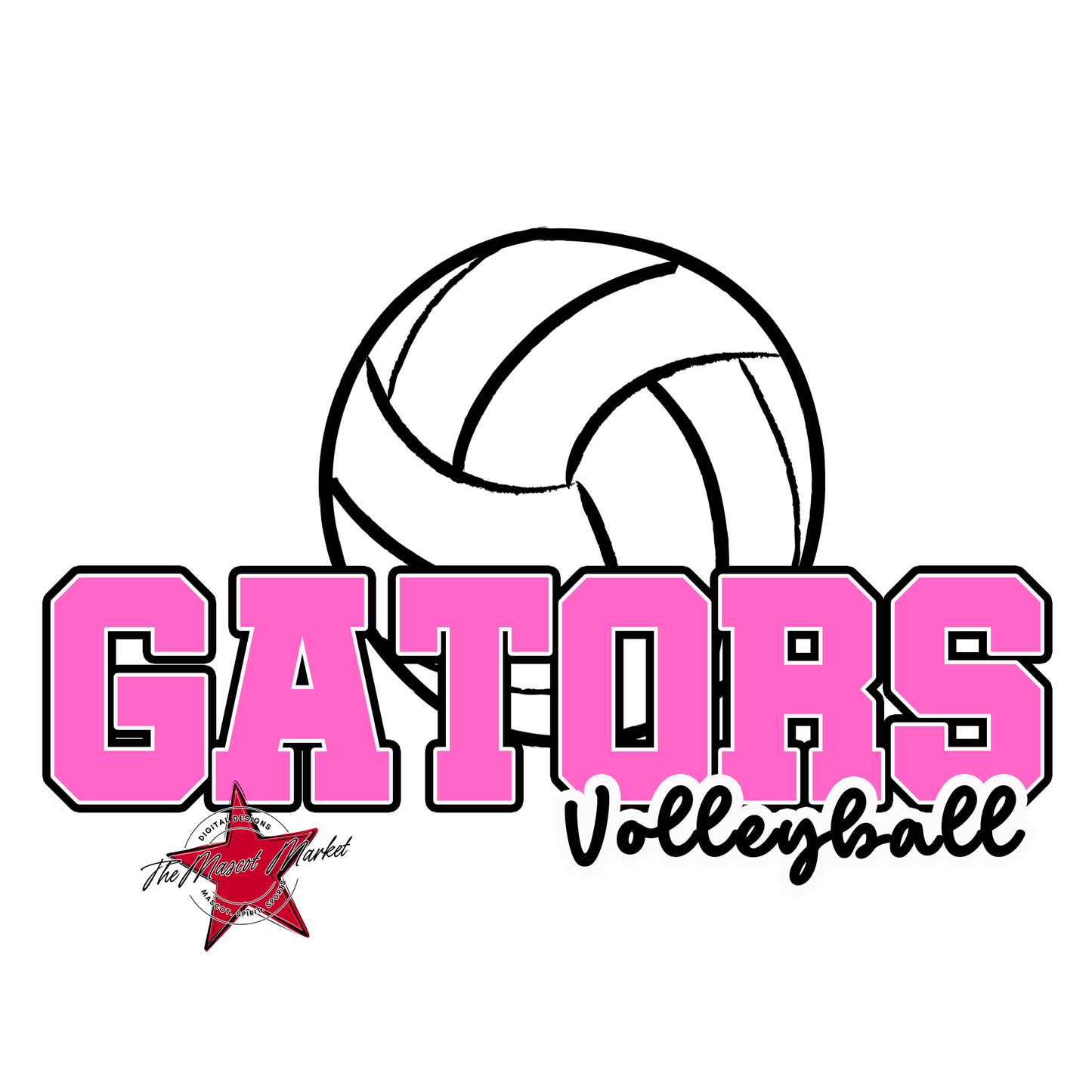 Gators Varsity Volleyball-Baby Pink