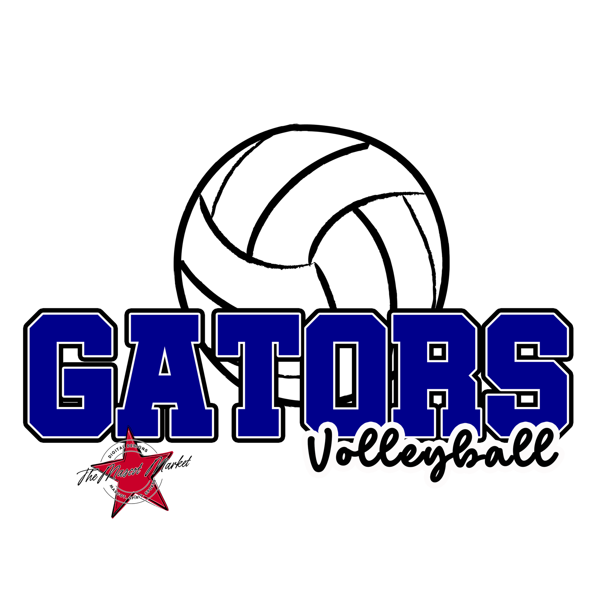 Gators Varsity Volleyball-Blue