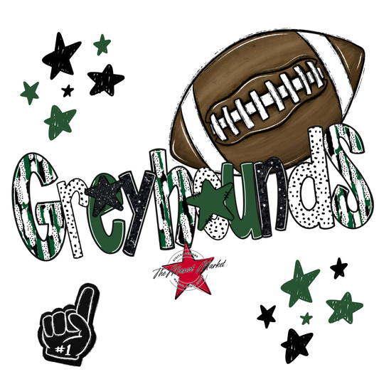 Greyhounds Football Scrape-Green