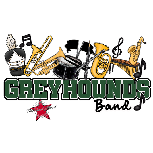 Greyhounds Varsity Band-Green