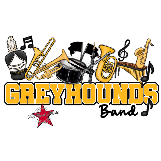 Greyhounds Varsity Band-Yellow