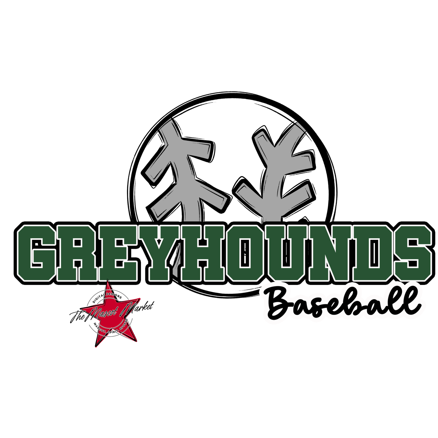 Greyhounds Varsity Baseball-Green