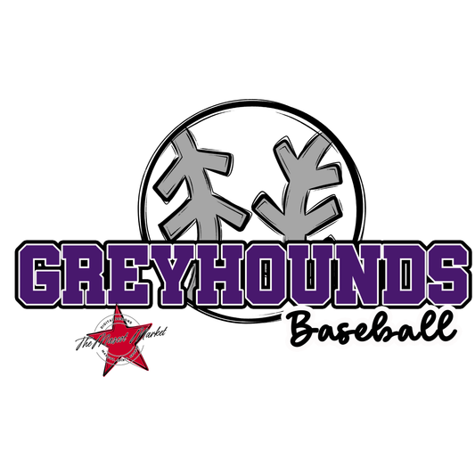 Greyhounds Varsity Baseball-Purple