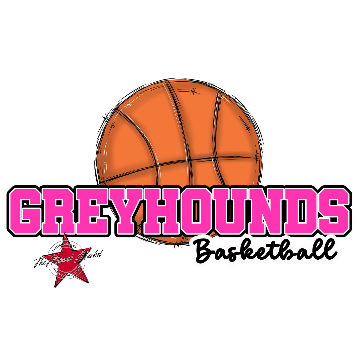 Greyhounds Varsity Basketball-Pink