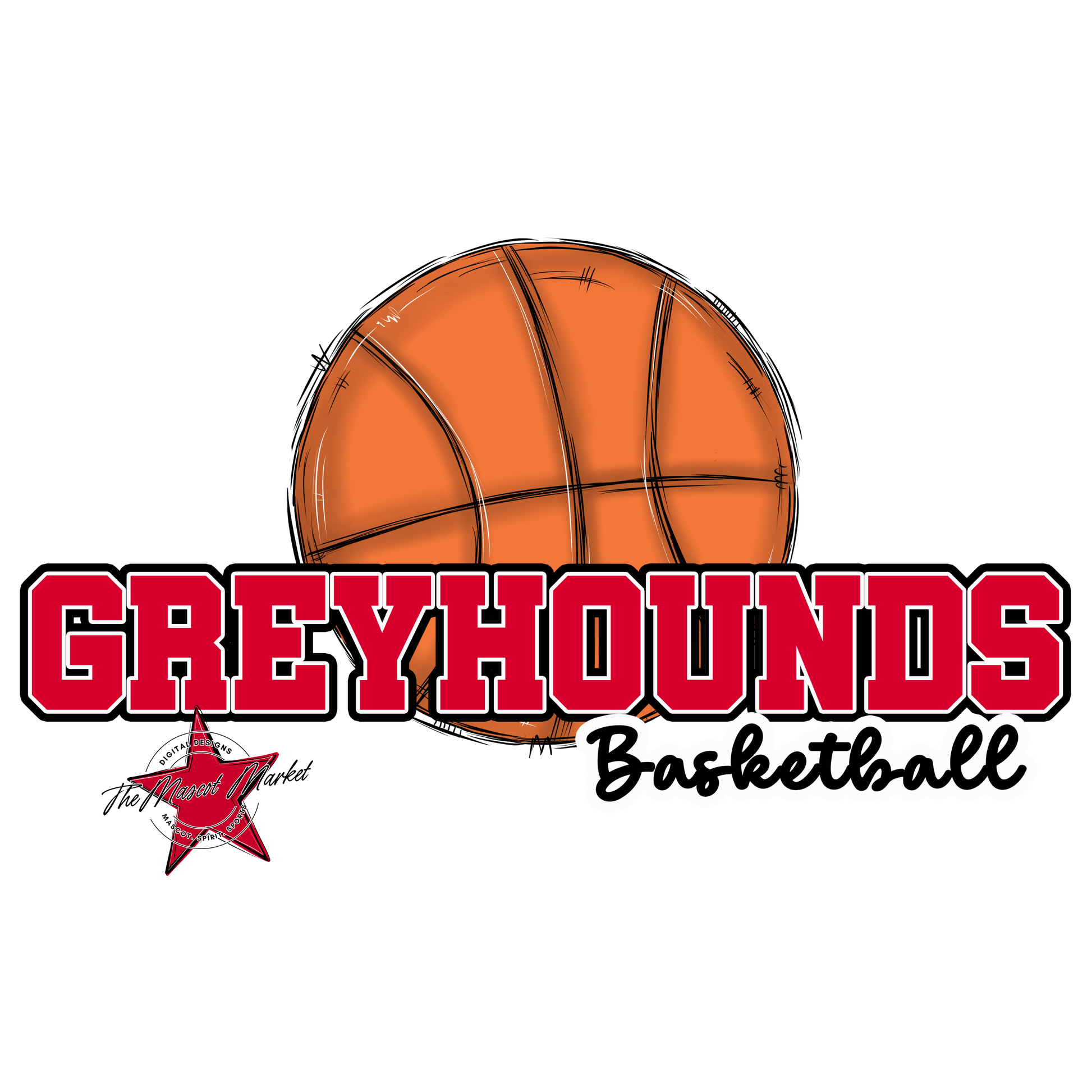 Greyhounds Varsity Basketball-Red