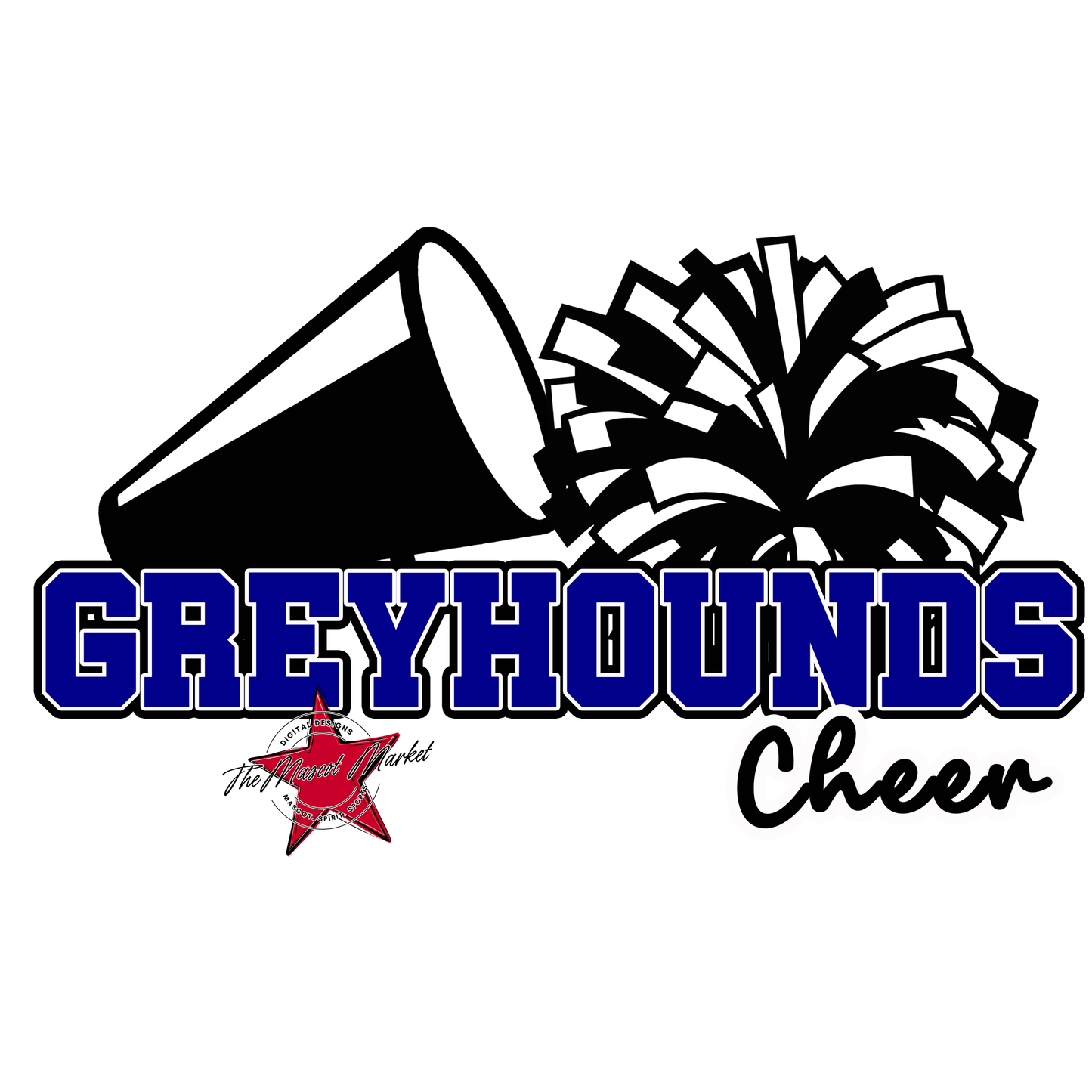 Greyhounds Varsity Cheer-Blue