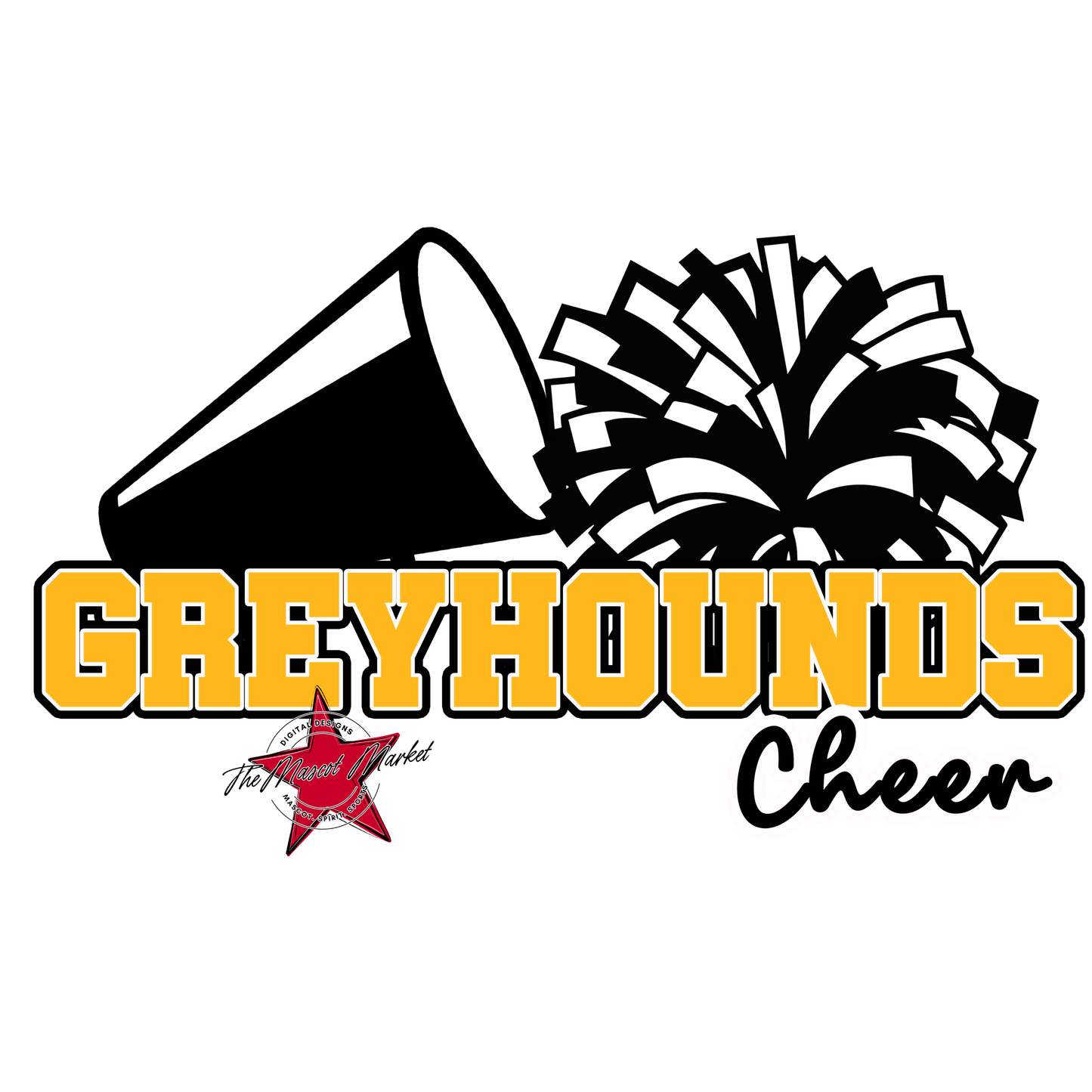 Greyhounds Varsity Cheer-Yellow