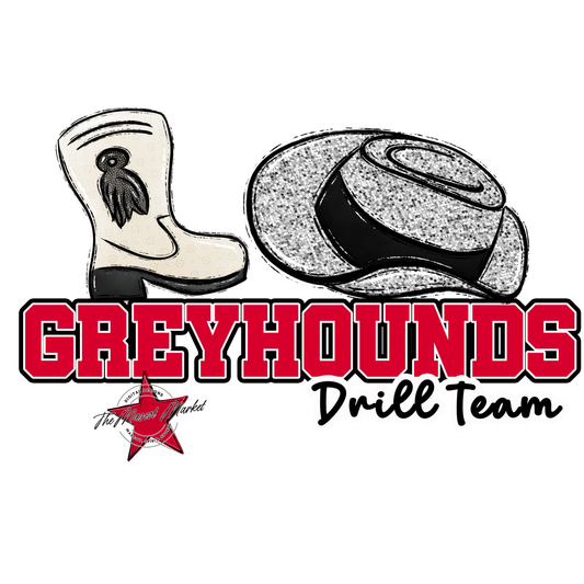 Greyhounds Varsity Drillteam-Red