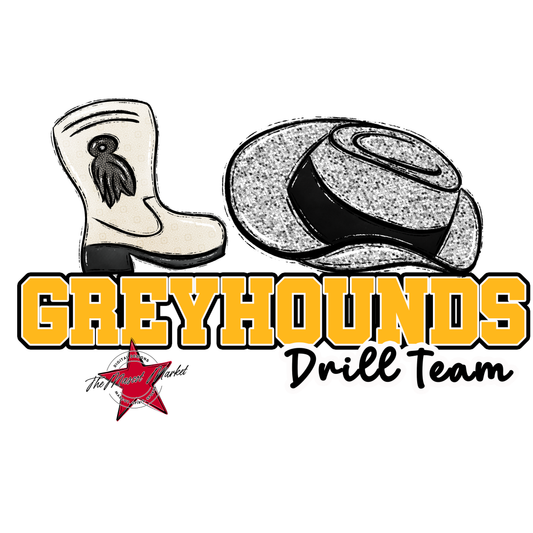 Greyhounds Varsity Drillteam-Yellow