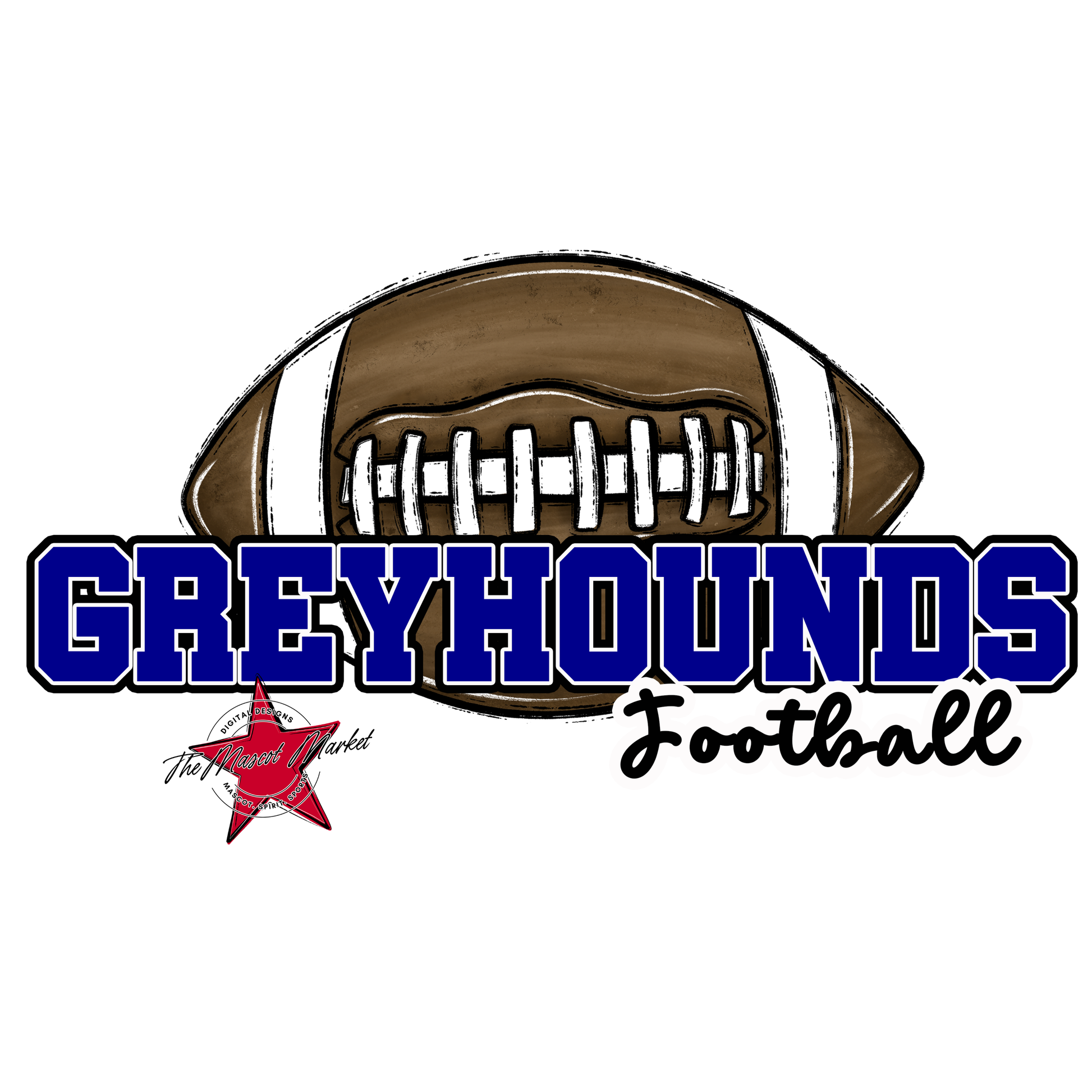 Greyhounds Varsity Football-Blue