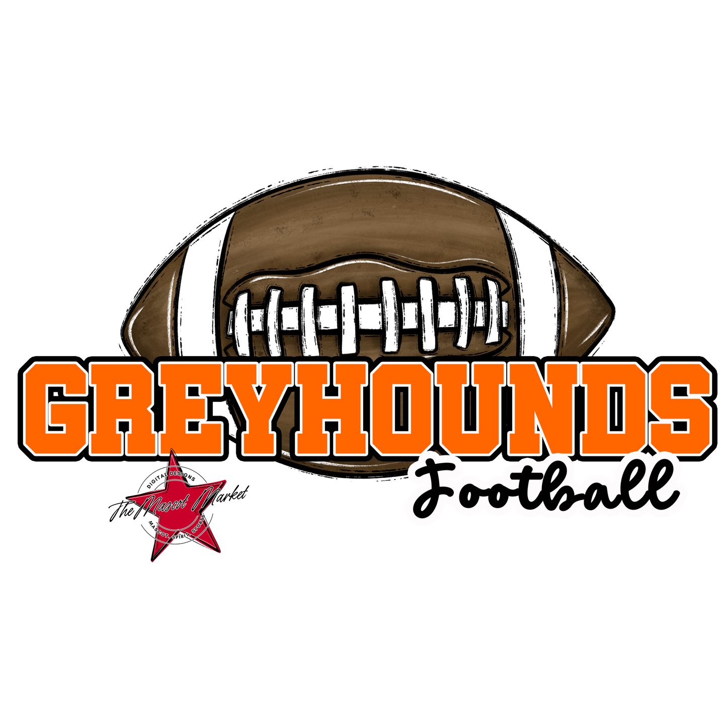 Greyhounds Varsity Football-Orange