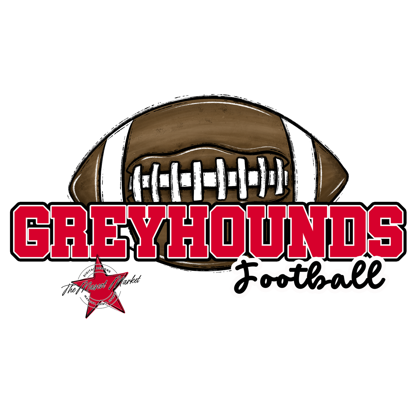 Greyhounds Varsity Football-Red
