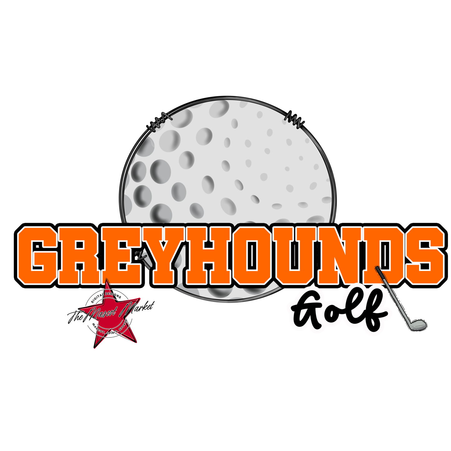 Greyhounds Varsity Golf-Orange