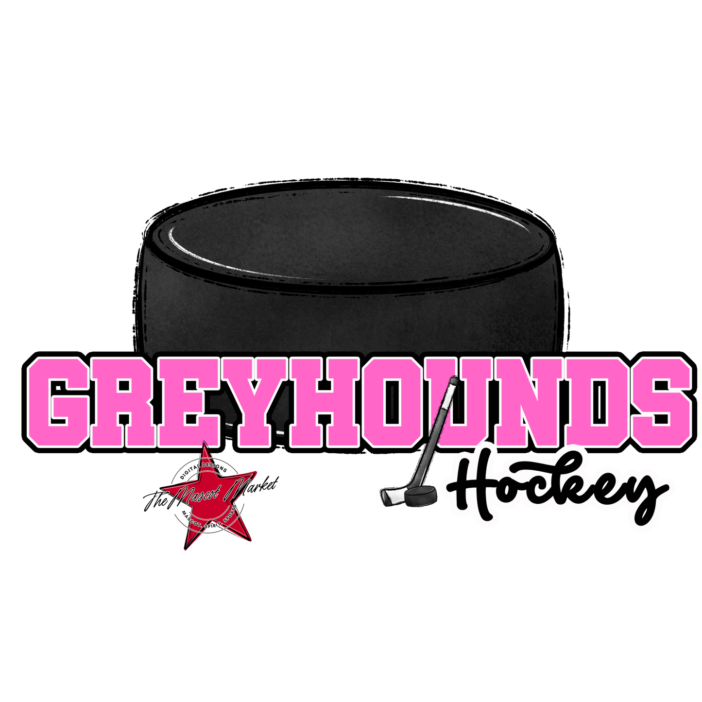 Greyhounds Varsity Hockey-Baby Pink